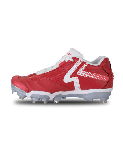 Softball Cleats - Women's Ringor Pro 2 Metal by Run2Day - Scarlet