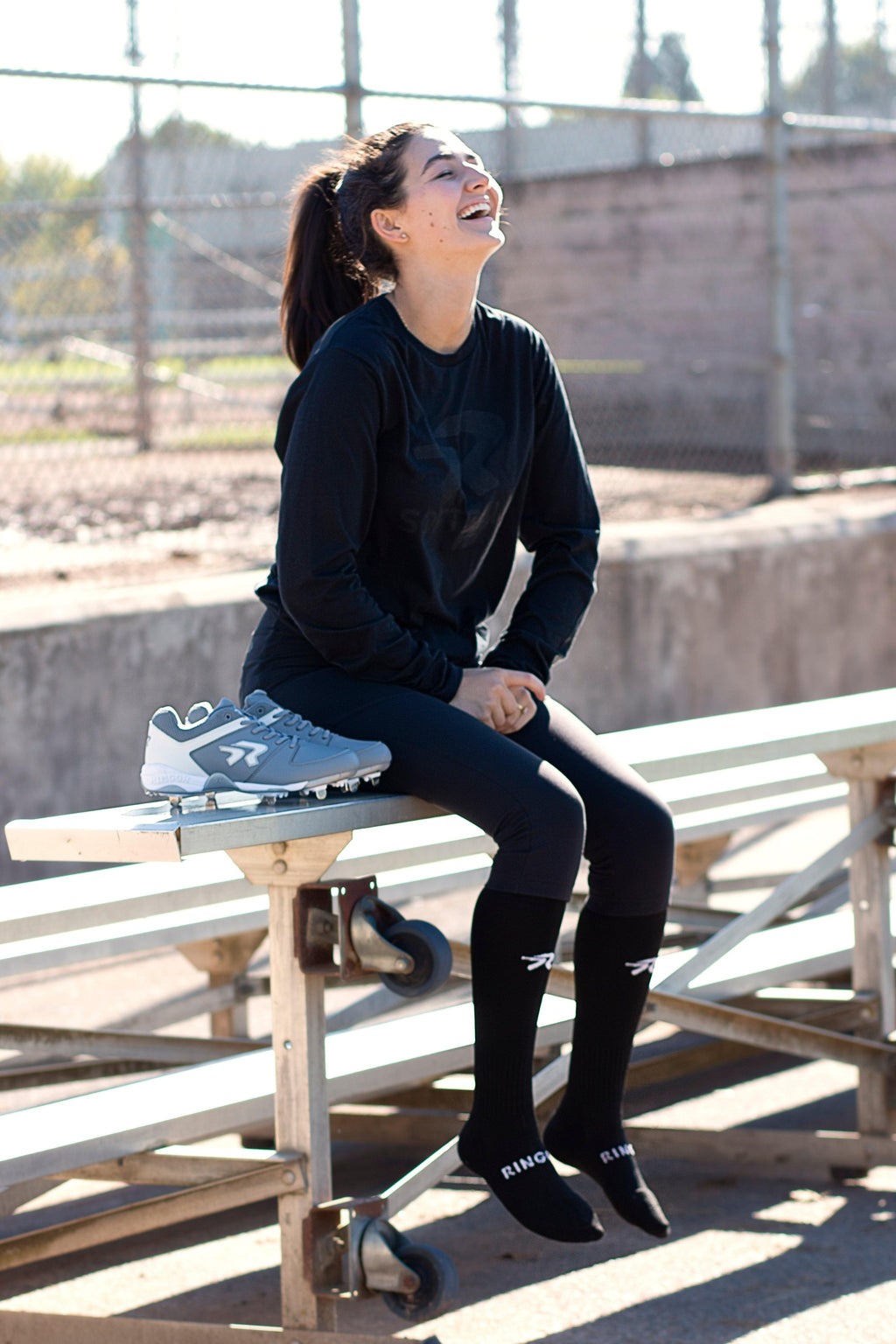 Softball Spikes - Women's Wide Flite with Pitching Toe Run2Day