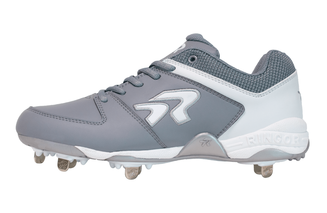 Softball Cleats - Women's Flite Metal by Run2Day - Charcoal